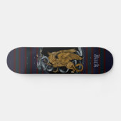 Regal Gold Griffin Persoonlijk Skateboard (Horizontaal)