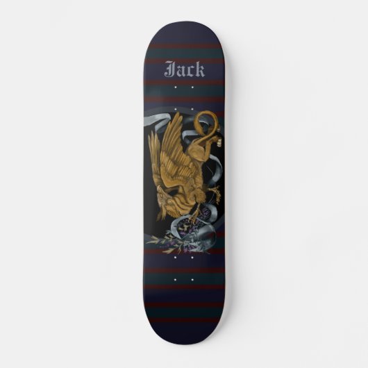 Regal Gold Griffin Persoonlijk Skateboard (Voorkant)