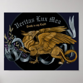 Regal Gold Griffin Poster