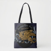 Regal Gold Griffin Tote Bag (Voorkant)