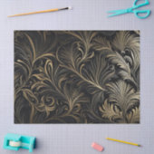 Regal Gold op zwart decoupage papier (Craft)