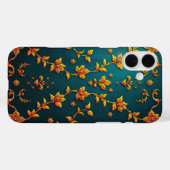Regal Gold Pattern iPhone Case (Achterkant (horizontaal))