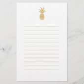 Regal Gold Pineapple Briefpapier (Voorkant)