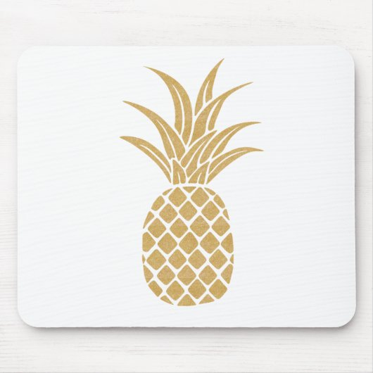 Regal Gold Pineapple Mousepad Muismat (Voorkant)
