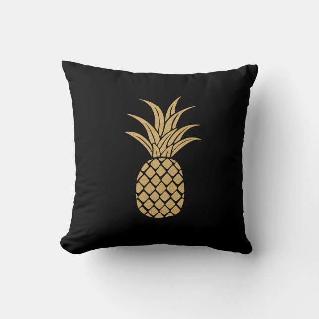 Regal Gold Pineapple Sierkussen (Voorkant)