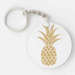 Regal Gold Pineapple Sleutelhanger