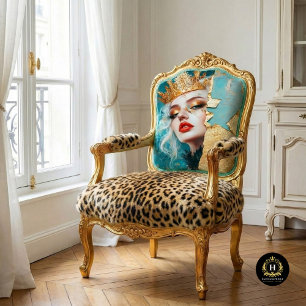 Regal Gold Queen Decoupage Vrouwen Geschiedenis Ma Tissuepapier