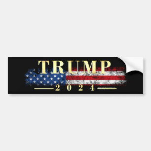 Regal Golden Donald Trump Bumpersticker