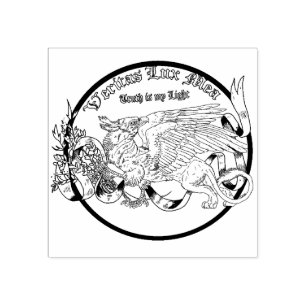 Regal Griffin Rubber small Stamp Rubberstempel