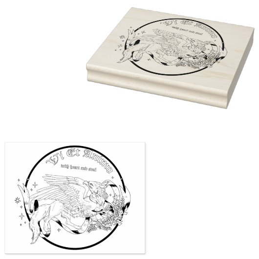 Regal Griffin Rubber Stamp Rubberstempel (Gestempeld)
