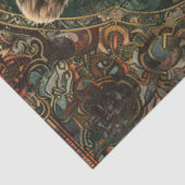 Regal Grizzly Beer Illustratie Decoupage Tissuepapier (Detail)