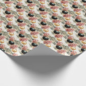 Regal Holiday Fusion: Groen, Rood & Goud Cadeaupapier (Hoek)