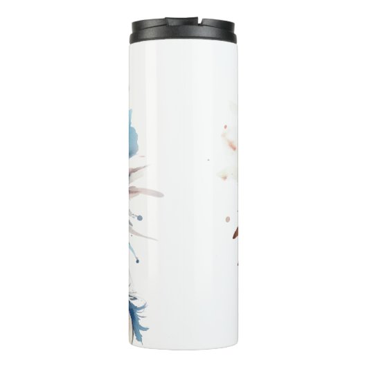 Regal Indigenous Spirit: Feathers & Strength Art Thermosbeker (Achterkant)