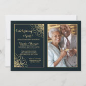 Regal Jubileum Fotouitnodiging Kaart (Voorkant)