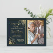 Regal Jubileum Fotouitnodiging Kaart (Staand voorkant)