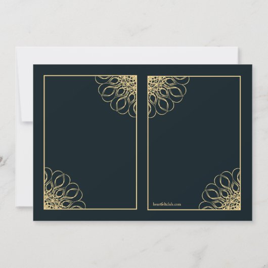 Regal Jubileum Fotouitnodiging Kaart (Achterkant)