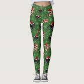 Regal Jumping Spider Phiddipus Regius Holiday Moss Leggings (Voorkant)