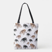 Regal Jumping Spider Phiddipus Regius White Tote Bag (Achterkant)