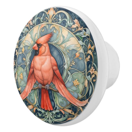 Regal Kardinaal Keramische Knob Pull Keramische Knop (Rechts)