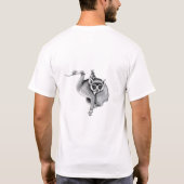 Regal Kinkajou T-shirt voor heren (Achterkant)