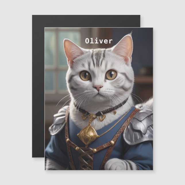 Regal Knight Amerikaanse Korthaar Kat Majestic (Voorkant / Achterkant)