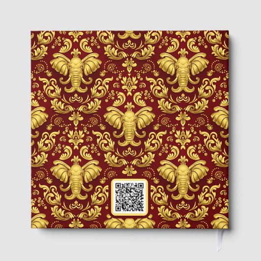 Regal Legacy: Crimson & Gold Mara Trumpeting Glory Gastenboek (Achterkant)