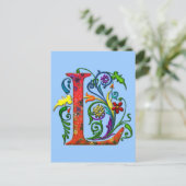 REGAL Letter L Briefkaart (Staand voorkant)