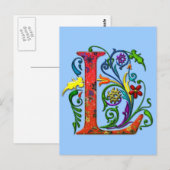 REGAL Letter L Briefkaart (Voorkant / Achterkant)