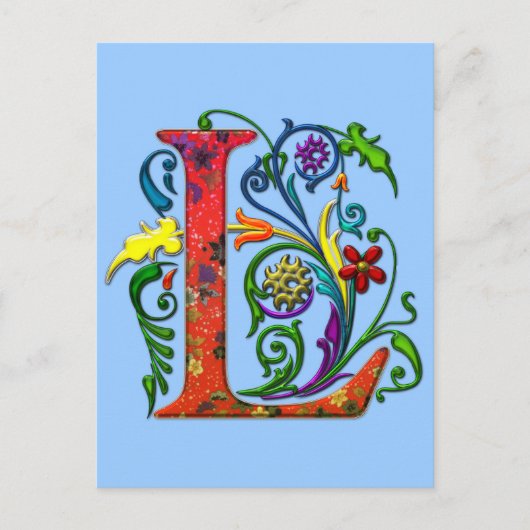 REGAL Letter L Briefkaart (Voorkant)