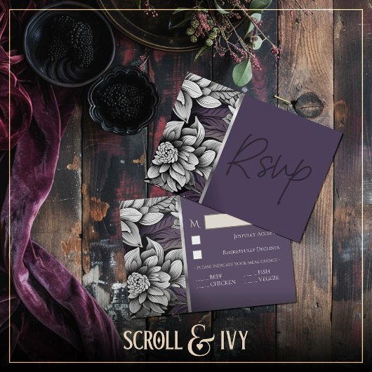 Regal Lila, Brilliant White Bloom Response Kaart