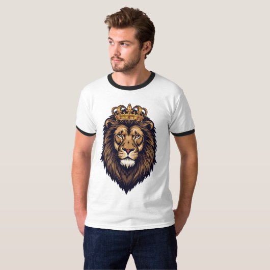 Regal Lion Crown Emblem T-shirt (Voorkant volledig)
