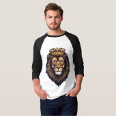 Regal Lion Crown Emblem T-shirt (Voorkant volledig)