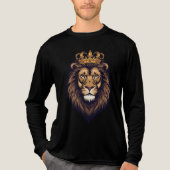 Regal Lion Crown Emblem Tri-Blend Shirt (Voorkant volledig)