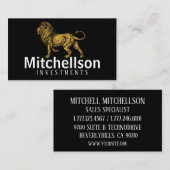 Regal Lion Visitekaartje (Voorkant / Achterkant)