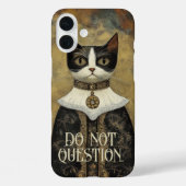 Regal Medieval Tuxedo Cat Rules Case-Mate iPhone Case (Achterkant)
