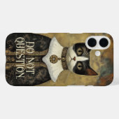 Regal Medieval Tuxedo Cat Rules Case-Mate iPhone Case (Achterkant (horizontaal))