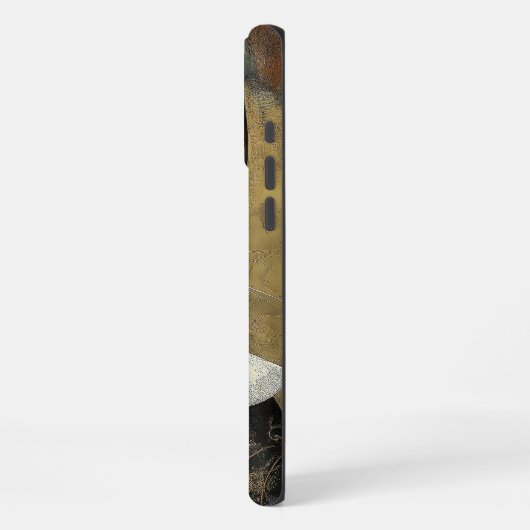 Regal Medieval Tuxedo Cat Rules iPhone Hoesje (Linkerkant)