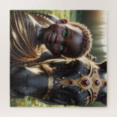 Regal metgezellen: Twilight's Embrace Legpuzzel (Horizontaal)