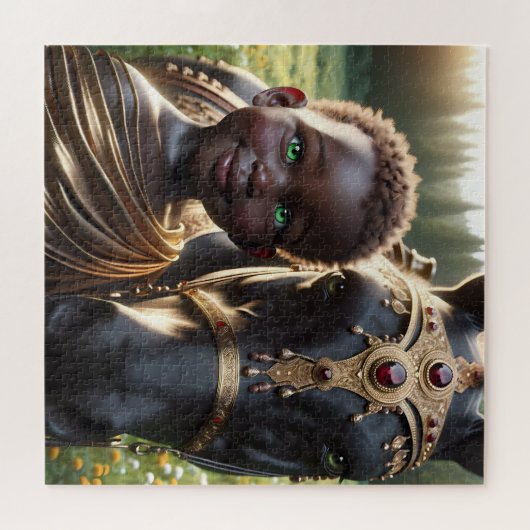 Regal metgezellen: Twilight's Embrace Legpuzzel (Horizontaal)