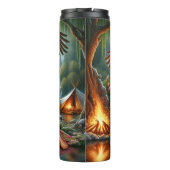 Regal Native Woman, een adelaarsmaatje. Thermosbeker (Achterkant)