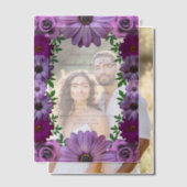 Regal Paars Floral Gradual Party Vellum Uitnodigingen (Offset (Koppel))