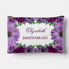 Regal Paarse Floral Wedding Etui