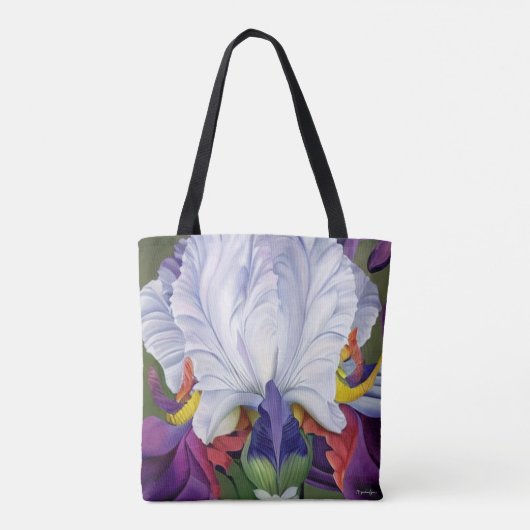 Regal Paarse iris Tas (Achterkant)