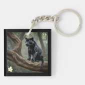 "Regal Panther Pose" Sleutelhanger (Achterkant)