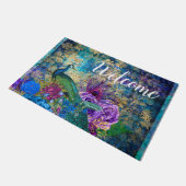 Regal Peacock Peacocks Welkom Mat Door Mat (Schuin)