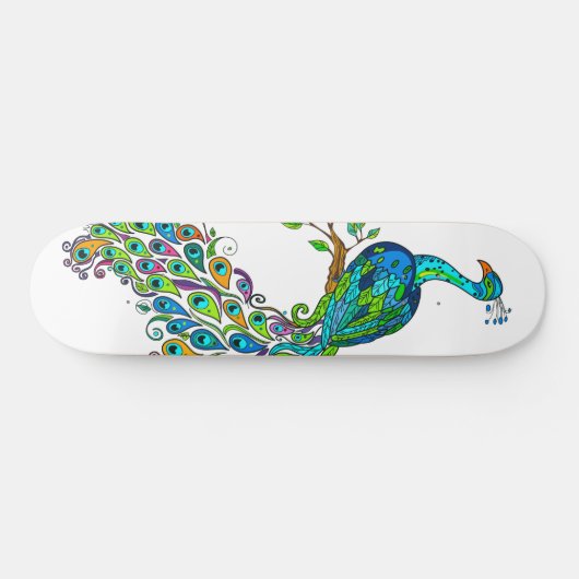 Regal Peacock Persoonlijk Skateboard (Horizontaal)