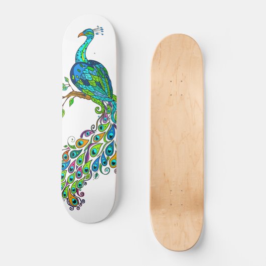 Regal Peacock Persoonlijk Skateboard (Voorkant)