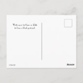 Regal Pelargonium Collectible Briefkaart (Achterkant)