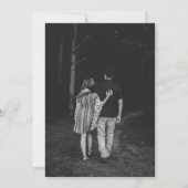 Regal Photo Wedding Invitation Kaart (Achterkant)