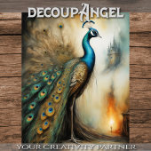 Regal Plumage - Decoupage - Tissuepapier